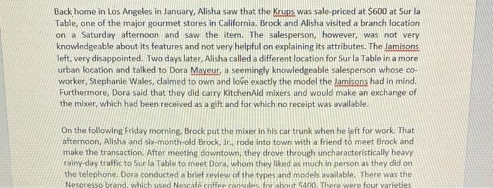 can anyone help? Case Study: The Jamisons Buy an