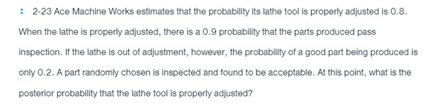 : 2-23 Ace Machine Works estimates that the