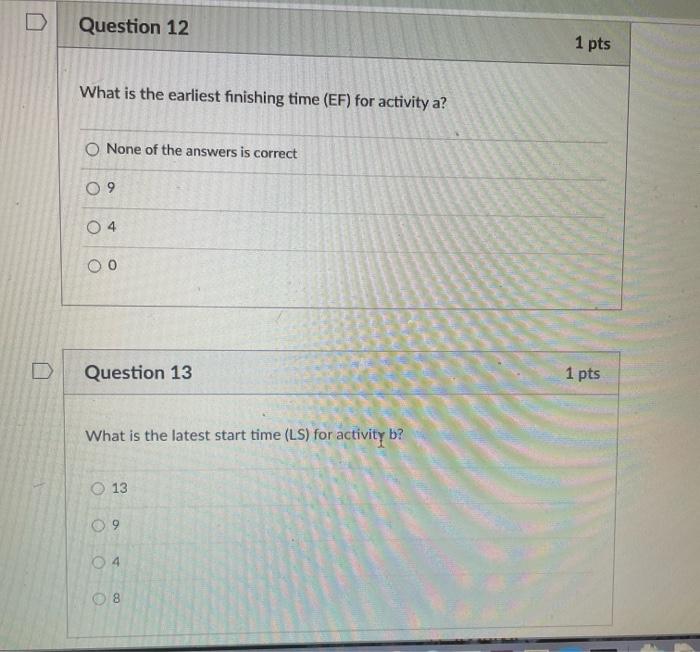 12 & 13 please Questions 12-14 are based on the