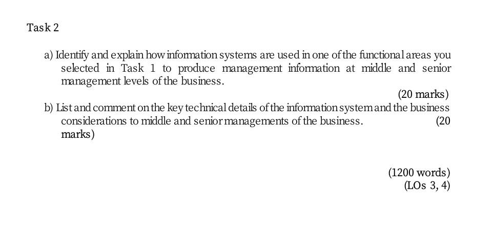 select any two and solve task 2 asap a) Identify