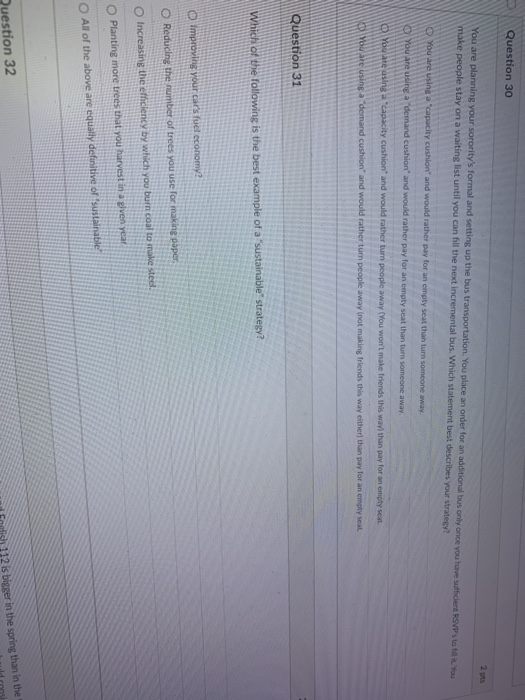 Question 30 2 ts You are planning your sorority's