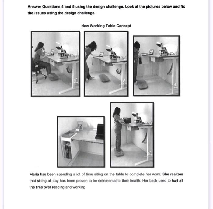 Subject Design Thinking Answer Questions 4 and 5