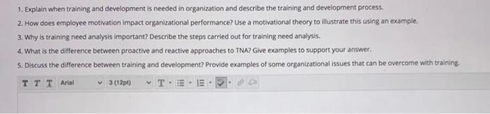 please answer all 5 questions 1. Explain when