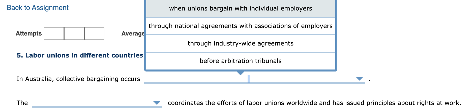 answer both if you can please. Back to Assignment