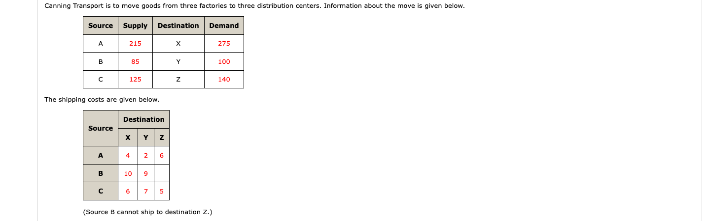 Please be clear on what the answers are. And what