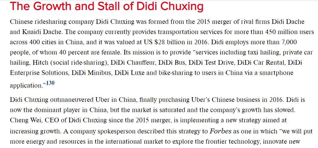 Your Team has been called in as consultants to