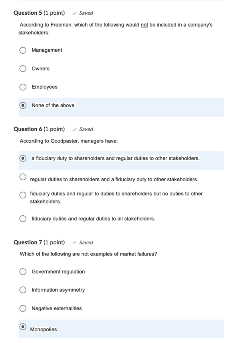 Hi, my answers are mainly wrong, and there's no