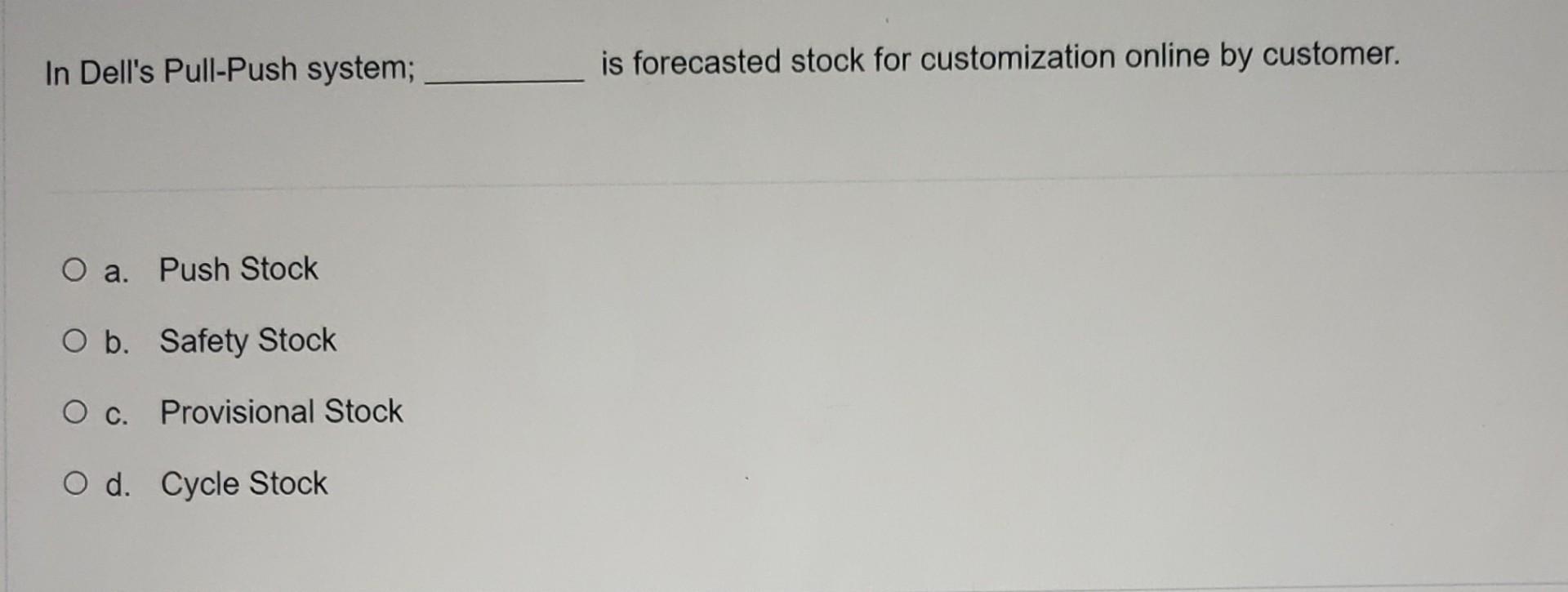 A benefit of CONWIP is O a. sequencing of the