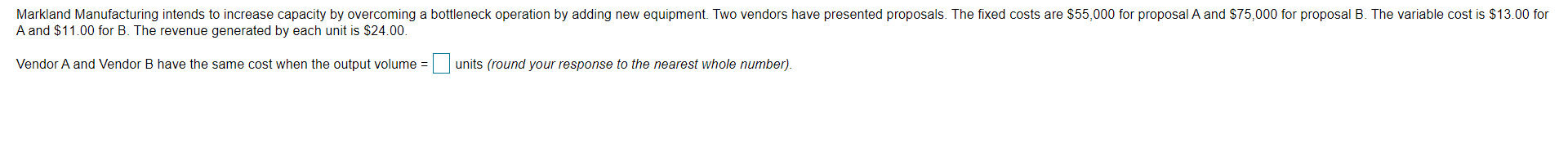 Markland Manufacturing intends to increase