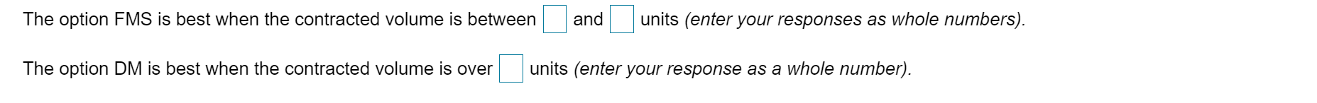 Borges Machine Shop, Inc., has a 1-year contract