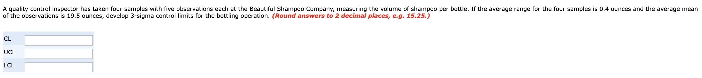 A quality control inspector has taken four