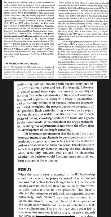 Deciding whether to be product to market in typ