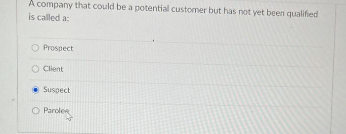 A company that could be a potential customer but