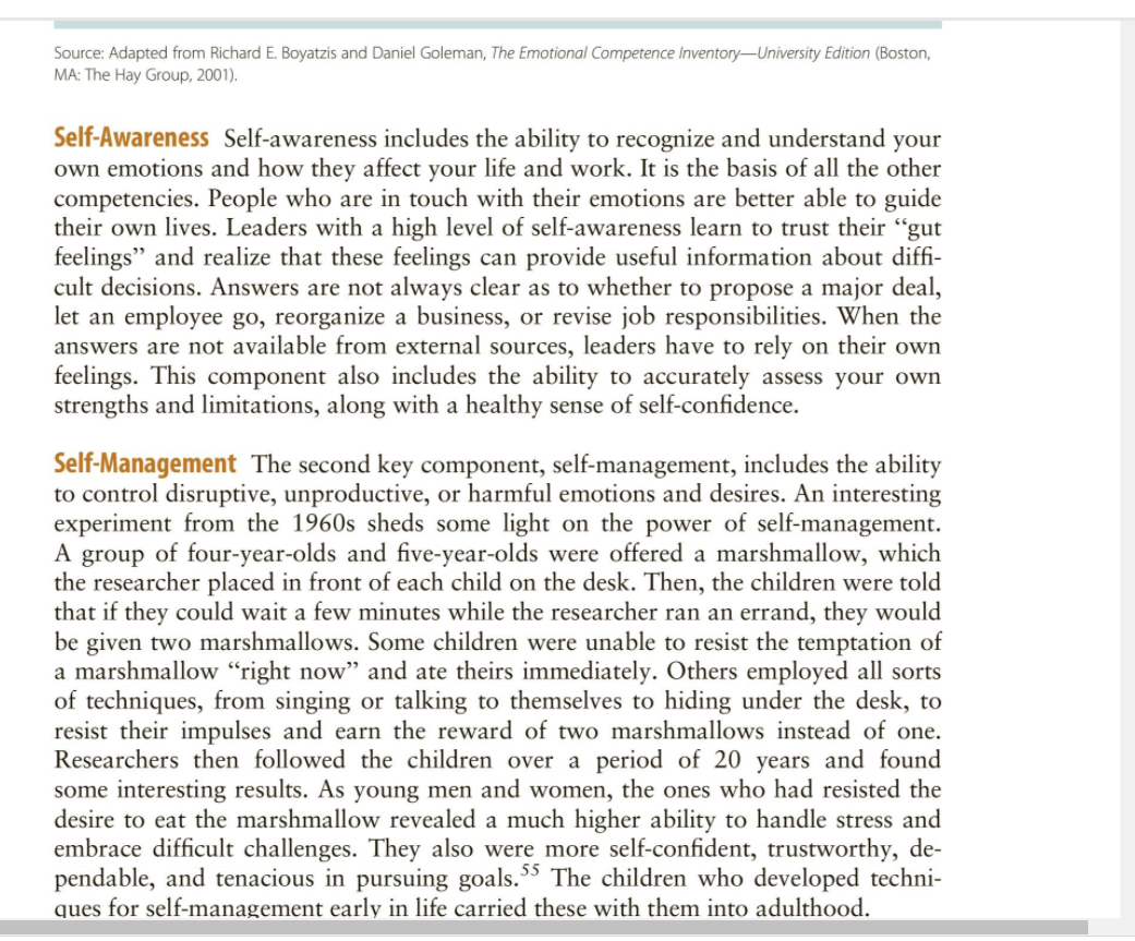 The role of the leader is to create a situation