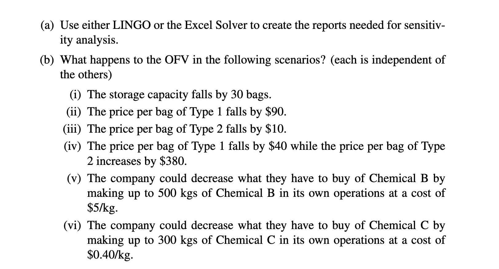 please use LINGO to answer this question 3. (20