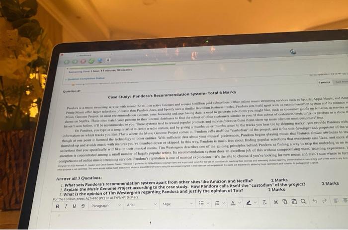 und Case Study: Pandora's Recommendation