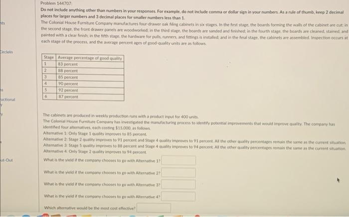 fill in blanks hits Problem 144707 Do not include