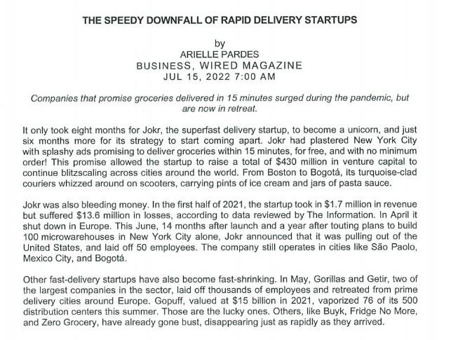 Organizational Development Question THE SPEEDY