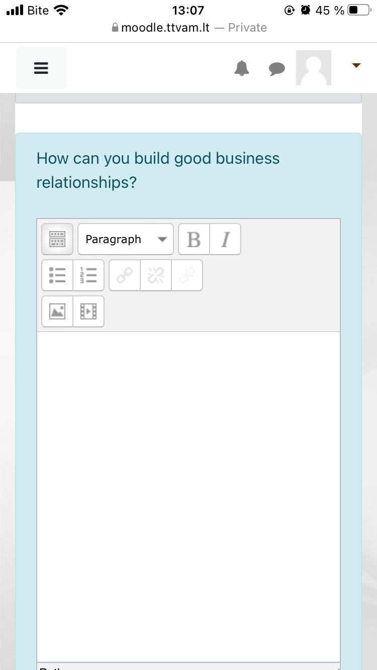 ..Il Bite 45 % 13:07 moodle.ttvam.lt - Private