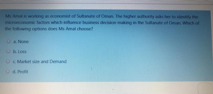 Which of the following markets helps in the