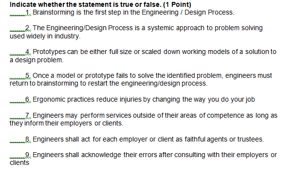 Indicate whether the statement is true or false.