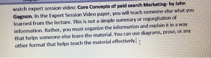 watch expert session video: Core Concepts of paid