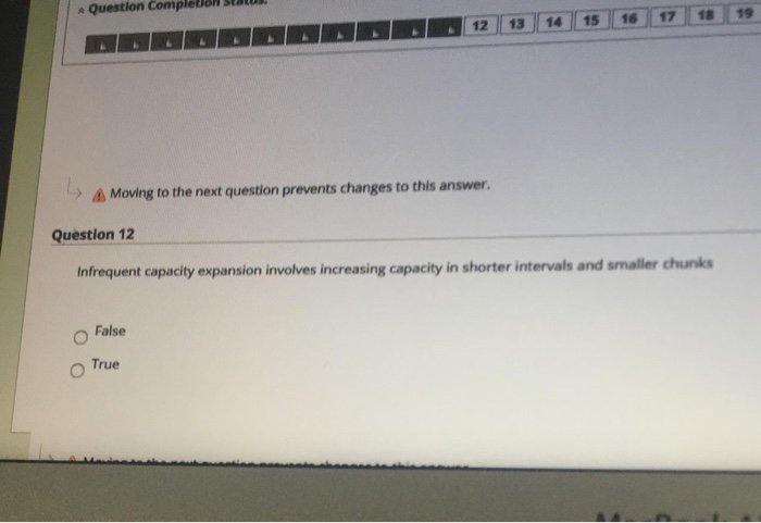 Question Complet 12 13 17 14 15 16 A Moving to