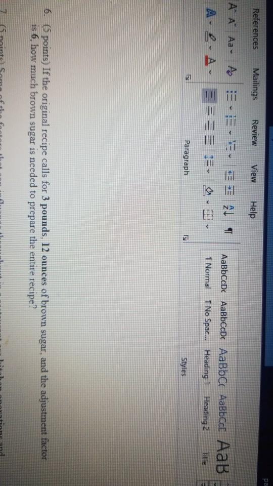 pal References Mailings Review View Help A A Aa A