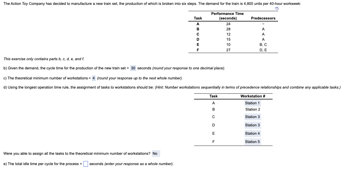 I listed the questions need after e. I need e and