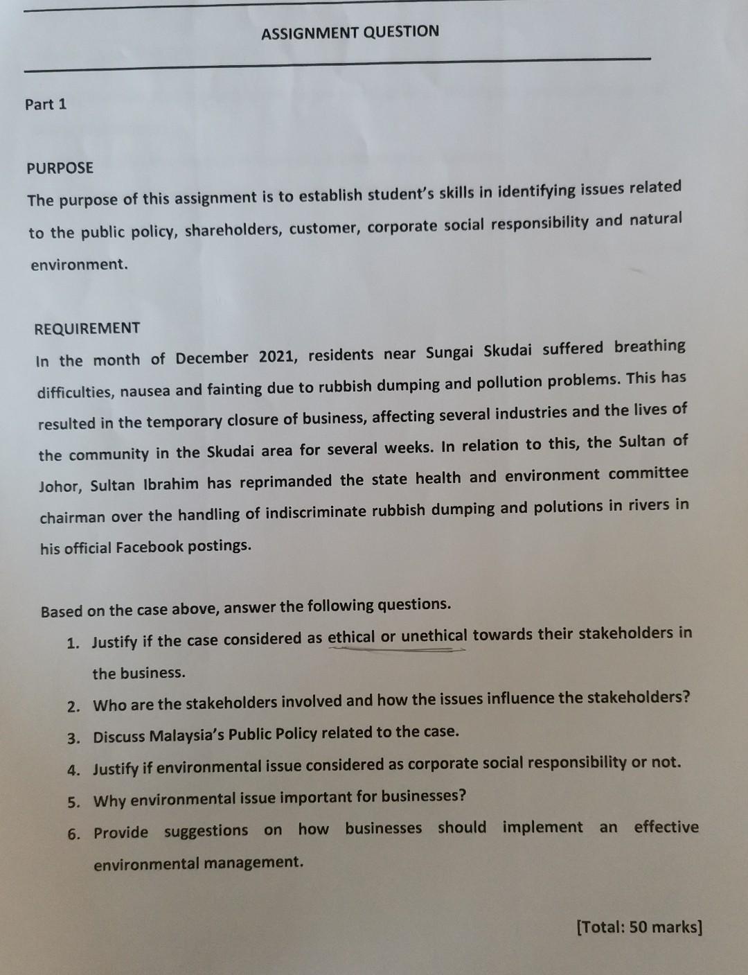 Hi There, Please help me to answer ONLY question