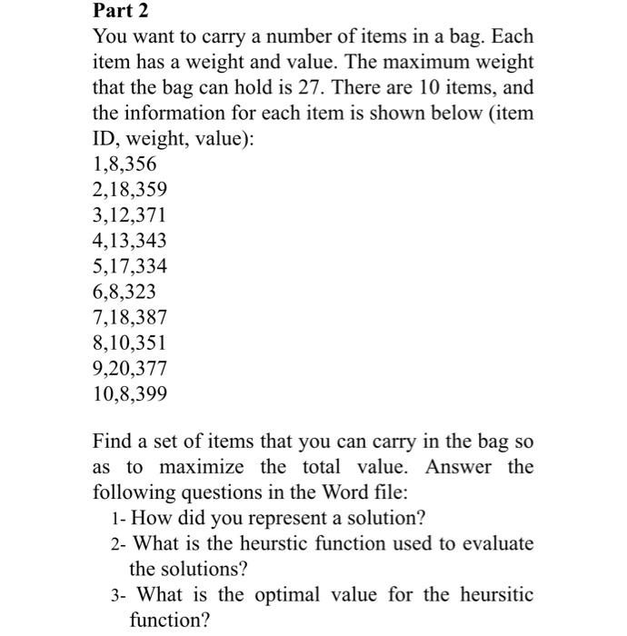 Artificial intelligence course. Part 1 Consider