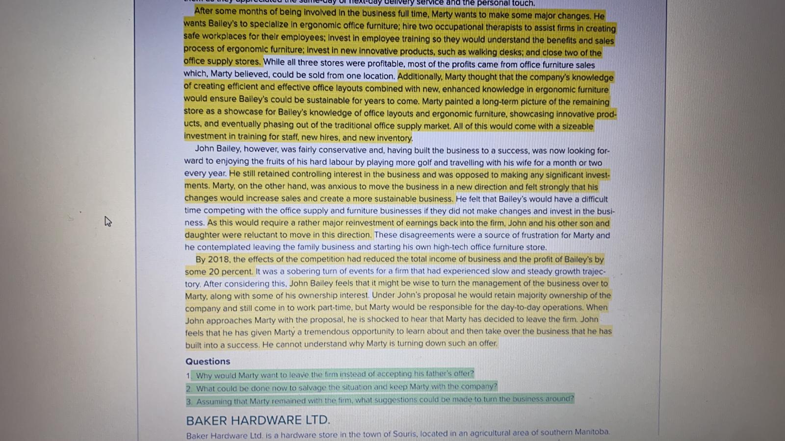 delivery service and the personal touch. After