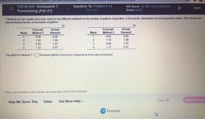 = Homework: Homework 1 Forecasting (Fall 21)