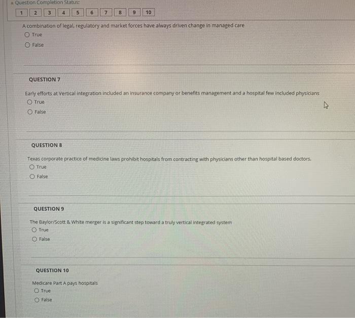 Question Completion Status: 1 2 3 4 5 7 8 9 10 A