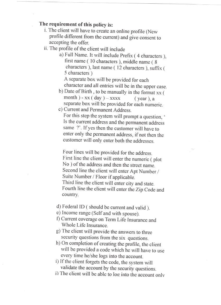 A national insurance company dealing in life