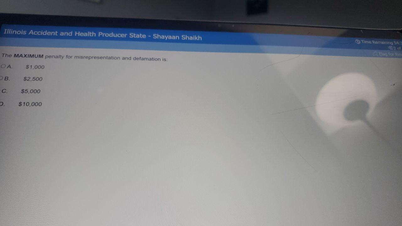 The MAXIMUM penalty for misrepresentation and