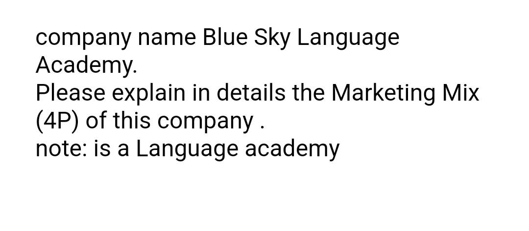 be specific 4Ps ... product, place ,price