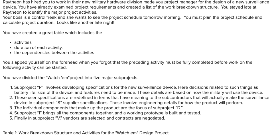 Raytheon has hired you to work in their new