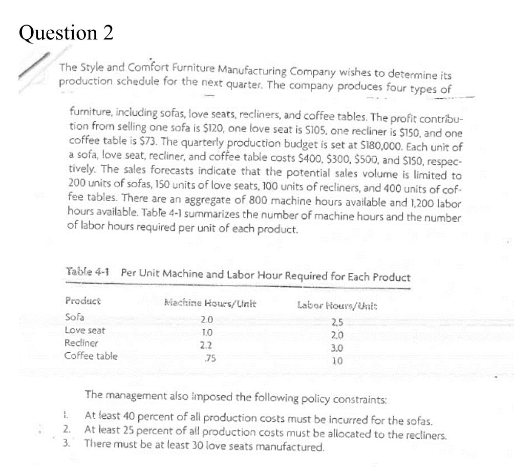 hi can help me solve this? Question 2 The Style