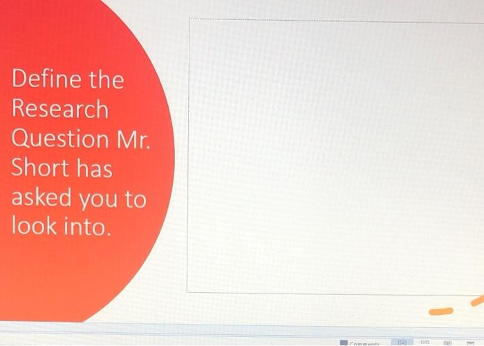 Informational and Analytical Report Assignment: