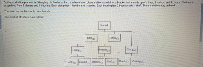 Answer plz? As the production planner for