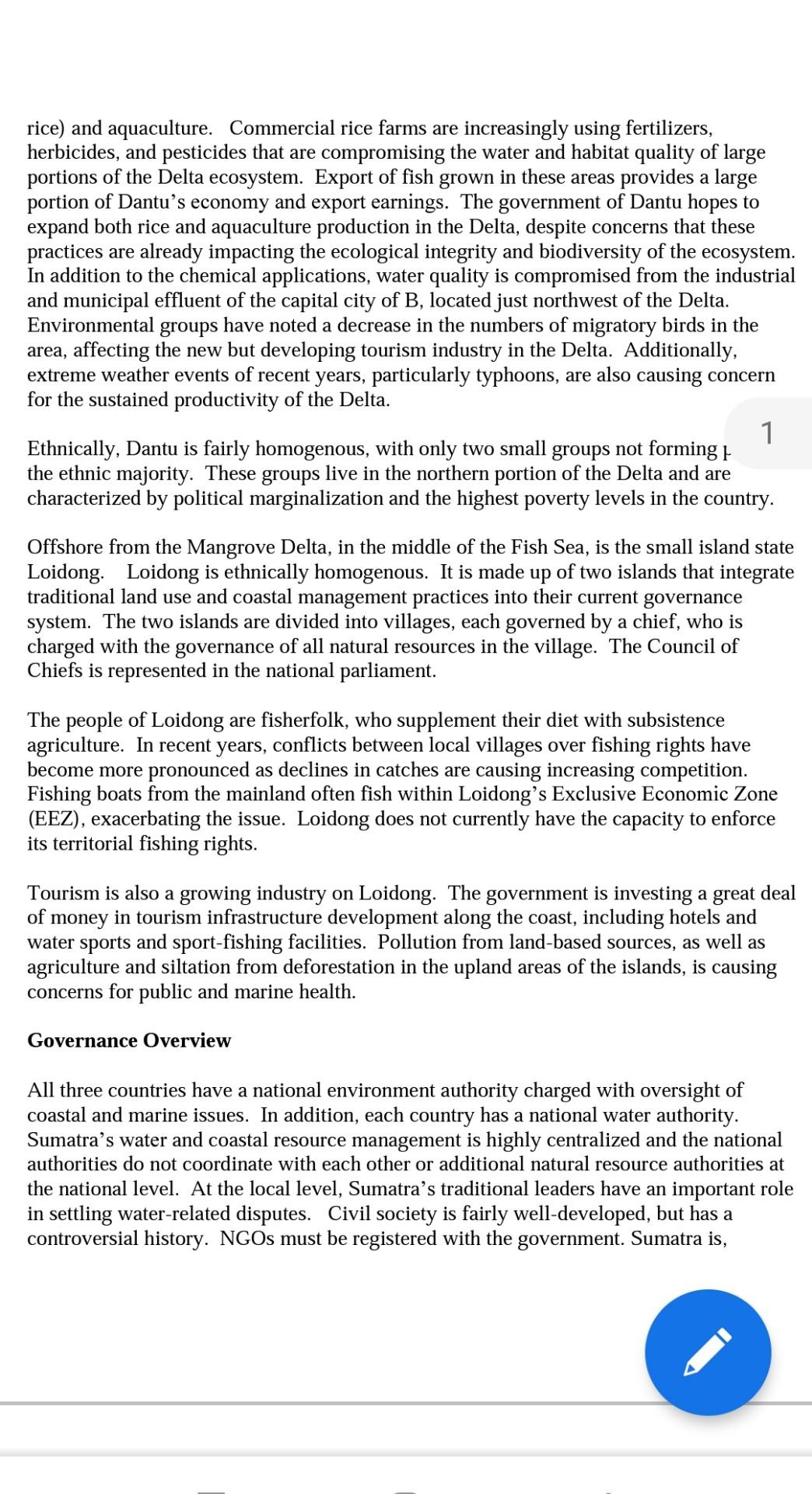 1 Stakeholder Identification and Analysis A Case