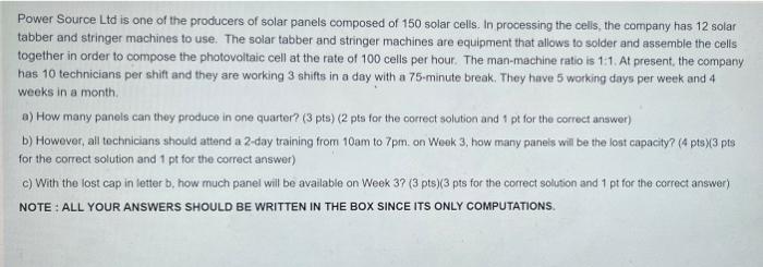 Power Source Ltd is one of the producers of solar