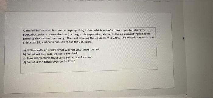 Chapter 1 Homework Instructions 1. Rename the