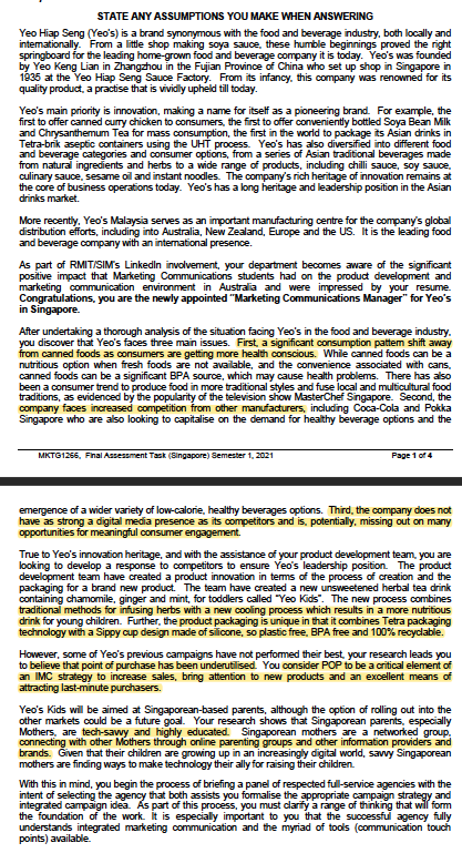 Module: MARKETING COMMUNICATION QUESTION: You