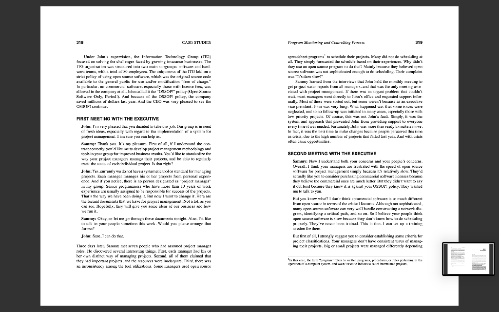 OSSOP! Discussion questions: 1. What are some of