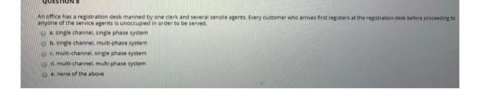 An office has a registration desk manned by one