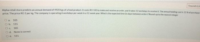 Time to Aspha retail store predicts an unul