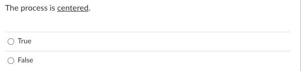 After removing all special causes, a process