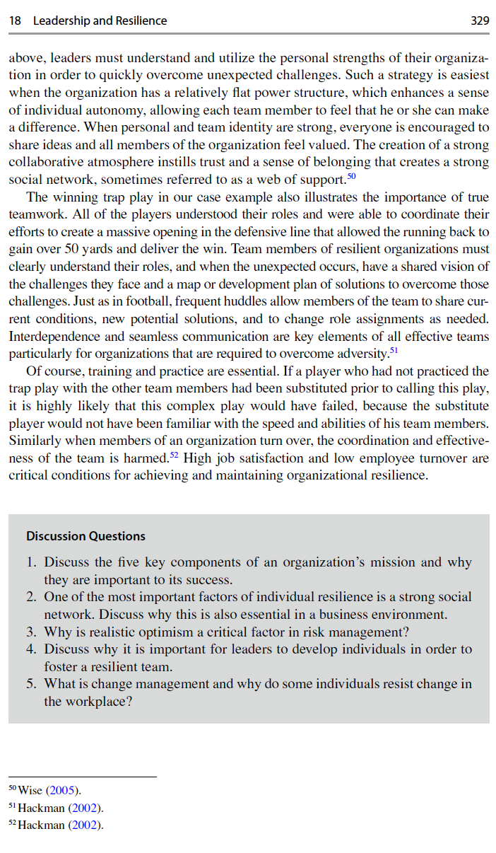Case Study 18.2: The University of Florida 2009